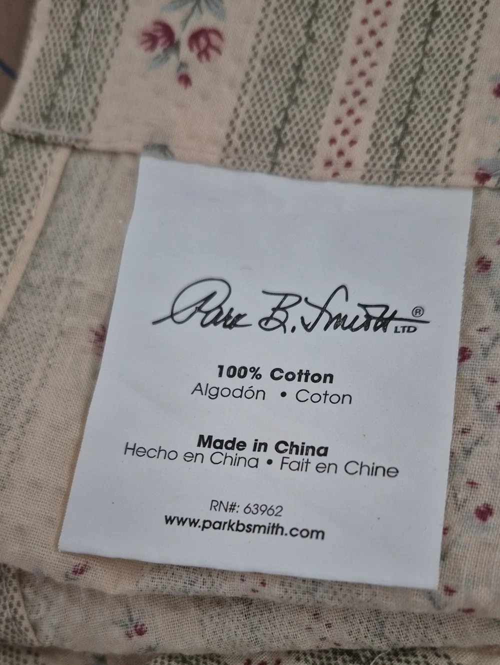 Park B. Smith Window Curtain Valance 62x16